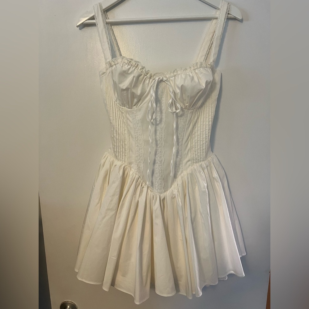 House of CB White Corset Dress